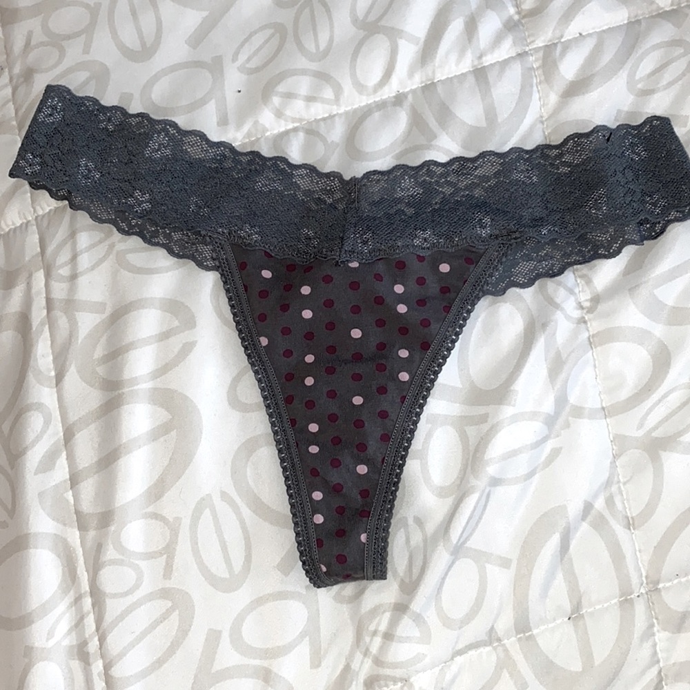 gray thong